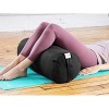 Sol Living Yoga Bolster Pillow with Removable Cover Rectangle - 3 of 4