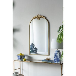 CAVINAS Arched Wall Mirrors with Metal Frame,Decorative Dressing Wall-Mounted Decor Mirror for Bathroom,Living Room,Bedroom - 1 of 4