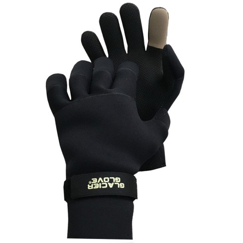 Glacier Glove Ice Bay Full Finger Glove, Black