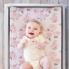 The Peanutshell Changing Pad Covers - Pink Roses/Floral 2pk - 3 of 4