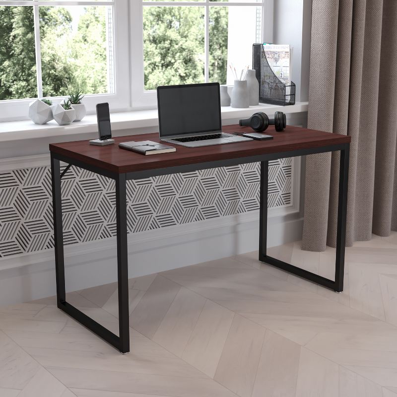 Flash Furniture Tiverton Industrial Modern Desk - Commercial Grade Office Computer Desk and Home Office Desk - 47" Long, 3 of 15