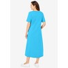 Woman Within Plus Size Layered Knit Empire Dress - 3 of 4