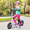Maggift Kick Scooters Youth Scooter Front and Rear Caliper Dual Brakes Inflatable Front Wheel Ride on Toy for Age 5+, Pink, 47.25"*22.75"*33.5" - 2 of 4