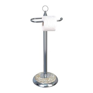 Freestanding Toilet Tissue Holder Chrome/MOP - Nu Steel - 1 of 4