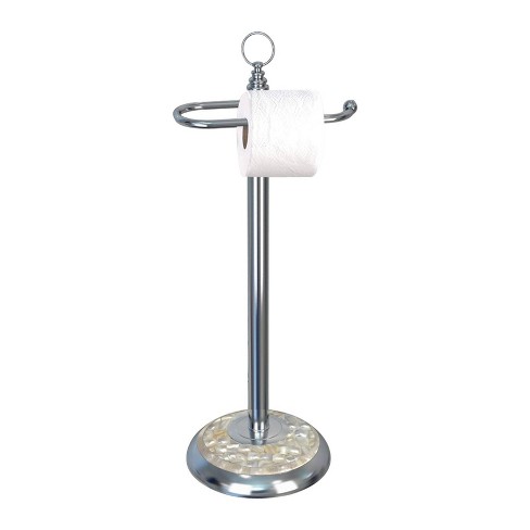 Freestanding Toilet Tissue Holder Chrome - Nu Steel