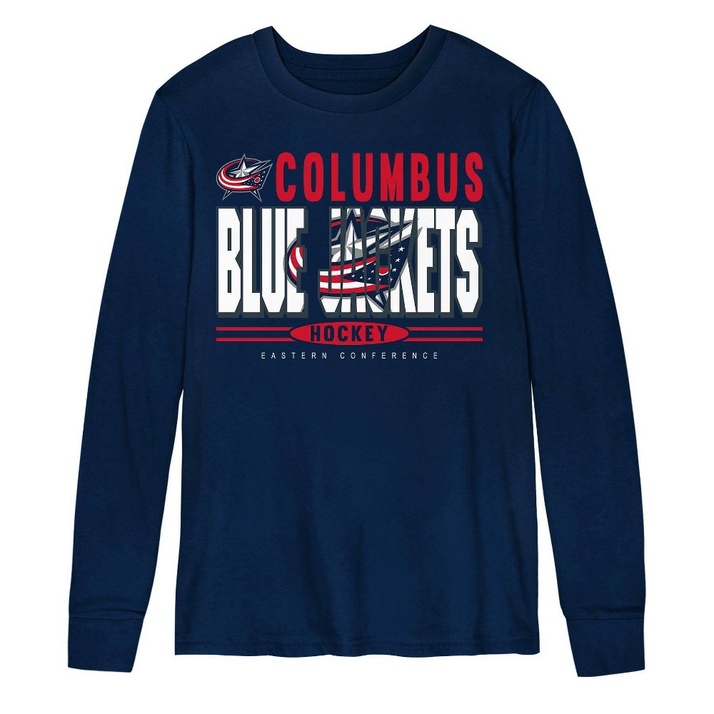 NHL Columbus Blue Jackets Boys Long Sleeve T-Shirt