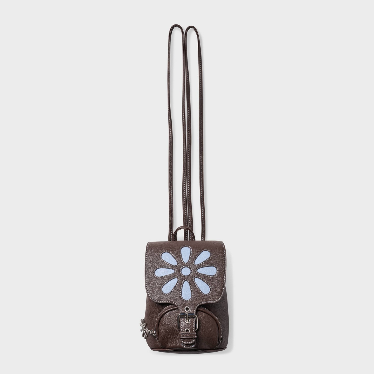 Рюкзак Delia's dELiA*s Mini Graphic - Brown Floral, цвет: Коричневый — фото 2