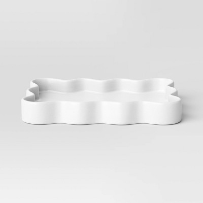 Scallop Tray White - Room Essentials™