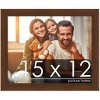 PosterPalooza | Simple Brown Picture Frame - UV Acrylic, Backing Board, Hanging Hardware Included - 2 of 4