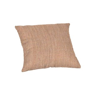 Casual Cushion Solid Sunbrella Fabric 1-Piece Indoor/Outdoor Square Throw Pillow - 1 of 4