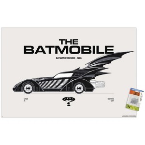 Trends International DC Comics Batman: 85th Anniversary - The Batmobile 1995 Unframed Wall Poster Prints - 1 of 4