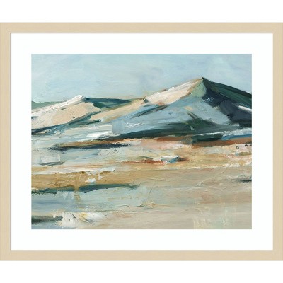 Ethan Harper Svelte Natural Framed Abstract Landscape Print