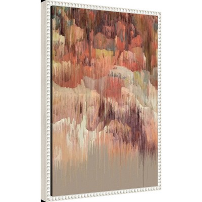 Liquid Life Summer Edition Framed Canvas Wall Art with Beaded Perimeter