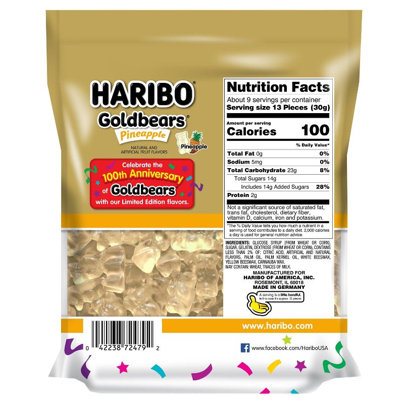 Haribo Gold Bears Pineapple - 9oz, 2 of 4