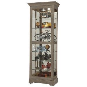 Howard Miller 680637 Martindale Vi Curio Cabinet 680637 Aged Grey - 1 of 3