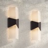 Possini Euro Design Possini Euro Tux 18"H Black and White LED Outdoor Wall Light Set of 2 - 2 of 4