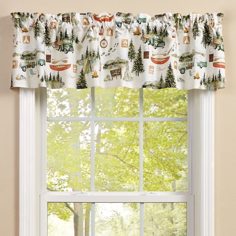 Park Designs Camping Valance 60” x 14”, 1 of 4