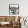 Stupell Industries Highland Cow Windblown Floating Frame Canvas Art - 3 of 4