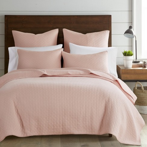 Mills Waffle Cream Twin Duvet Set - Levtex Home