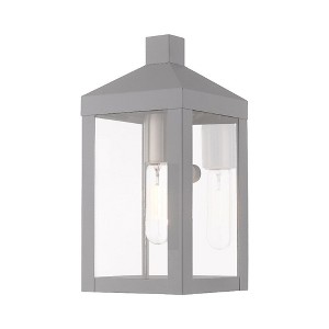 Livex Lighting Nyack 1 - Light Wall Light in  Nordic Gray - 1 of 2