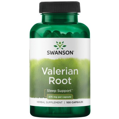 Swanson Valerian Root 475 mg 100 Capsules.