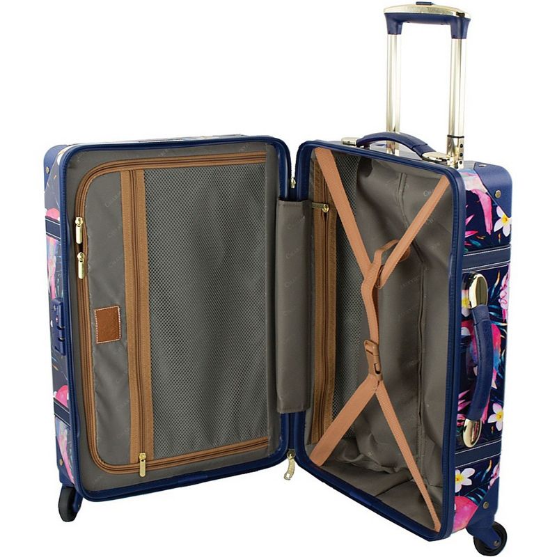 Chariot Gatsby 2-Piece Hardside Carry-On Spinner Luggage Set - Parrot, 5 of 9