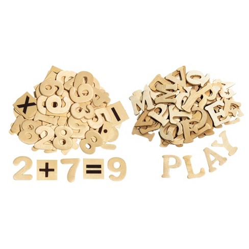 Creativity Street Wood Craft Letters And Numbers, 1-1/2 Inches