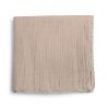 Makemake Organics GOTS Certified Organic Cotton Muslin Soft Breathable Lightweight Swaddle and Comfort Organic Baby Blanket - Pecan - 2 of 4