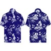 LA LEELA Mens Hawaiian Shirts Short Sleeve Button Down Shirt Men's Hawaii Shirts Boho Vacation Casual Summer Beach Shirts for Men Funny - 3 of 4