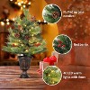 GAOMON Artificial Mini Christmas Tree, Tabletop Christmas Tree with 70 LED Warm Lights, Mini Xmas Tree - 3 of 4