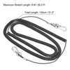 Unique Bargains Retractable Rod Pliers Paddles Fishing Coiled Lanyard with Metal Clips 26.2ft - 2 of 4