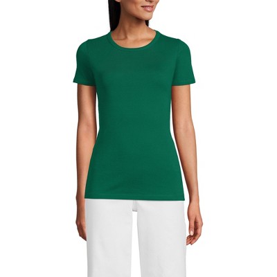 Lands' End Women's Cotton Rib T-shirt