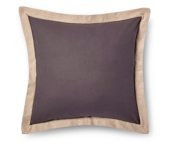 Pillow Sham (Euro) Gray - Mudhut&#153;