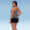 Trimshaper Women's Farrah Swim Romper with Pockets - 2 of 3