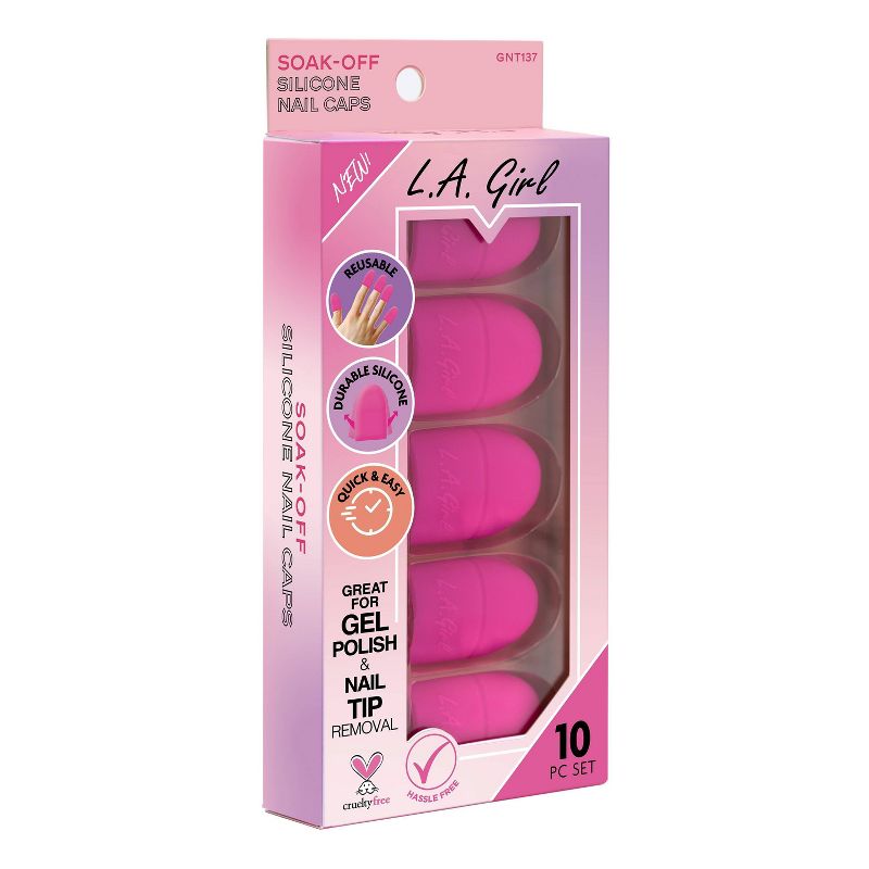 L.A. Girl Artificial Nail Tips &#38; Gel Remover Grooming Set - 0.88oz/10ct, 4 of 8