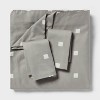 Cotton Blend Sateen Duvet Cover and Sham Set - Room Essentials™ - 4 of 4