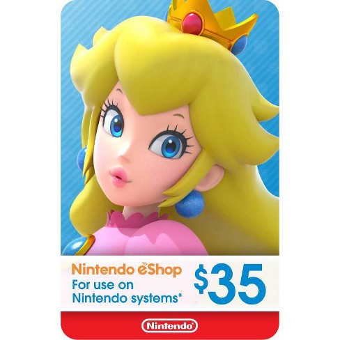 Nintendo Eshop Gift Card Digital Target - back side unused $10 roblox gift card
