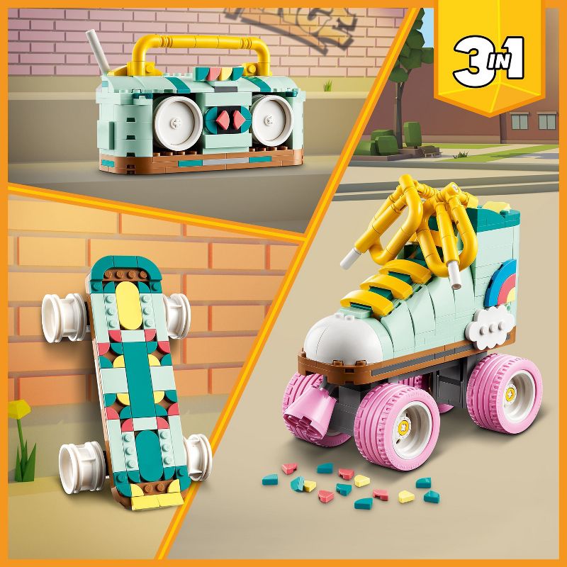 LEGO Creator 3 in 1 Retro Roller Skate Toy 31148, 3 of 8