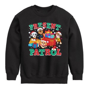 Boys' - Paw Patrol - Present Patrol Graphic Long Sleeve Fleece Sweatshirt - 1 of 4