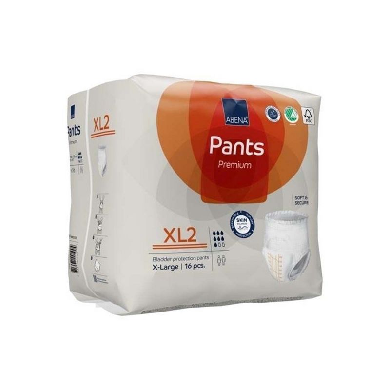 Abena Premium Pants XL2 Disposable Underwear Pull On with Tear Away Seams X-Large, 1000021329, 48 Ct, 2 of 7