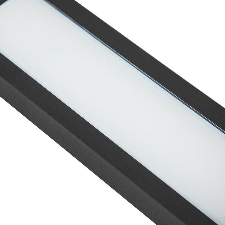 C Cattleya 2-Pack Matte Black Aluminum LED Outdoor Wall Lantern Sconce, 3 of 7