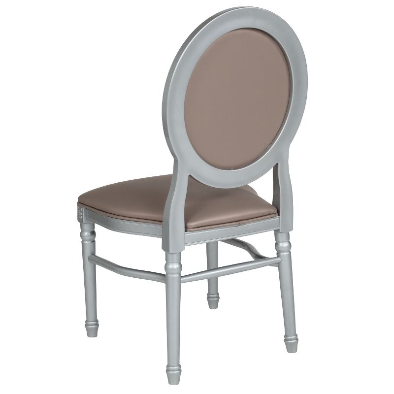 Flash Furniture HERCULES Series 900 lb. Capacity King Louis Dining Side Chair, 6 of 9