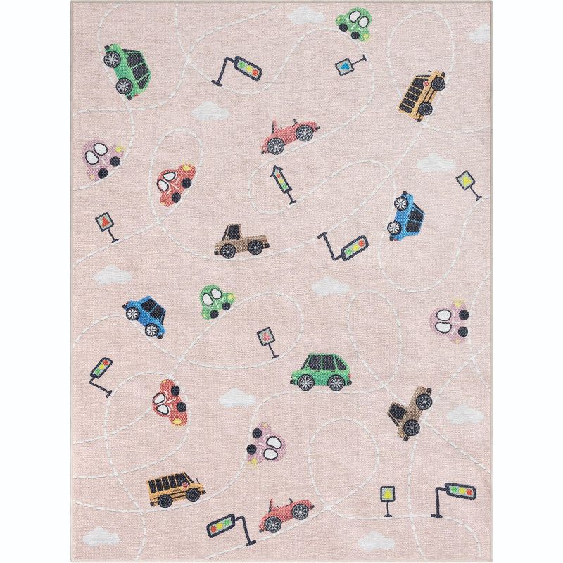Well Woven Car Playmat Apollo Kids Collection Area Rug, 1 of 10