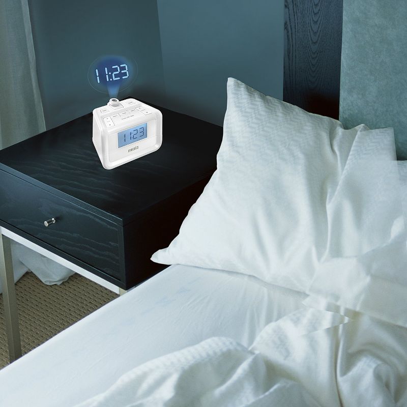 HoMedics Digital Alarm Clock with Night Light Projection &#38; Sound Machine - 8 Soothing Sounds, 4 of 6