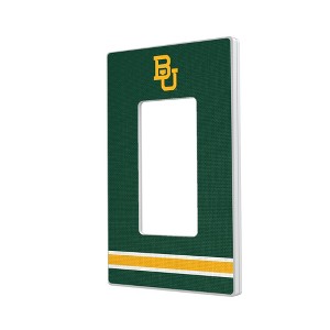 NCAA Big 12 Universities Stripe Hidden-Screw Light Switch Plate for Single Rocker - 1 of 4