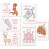 Best Paper Greetings 48 Pack Cute Animal Pun Valentine's Day Cards with Envelopes, 6 Funny Designs, 4 x 6 In - image 2 of 4