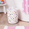 Dot Kids' Bathroom Wastebasket - Pillowfort™: Multicolor Plastic, Classic Pattern, 11" Height, 9" Width, 9" Depth - 2 of 3