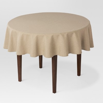 tan tablecloths