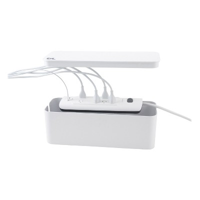 White Flame Retardant Plastic Cable Management Box