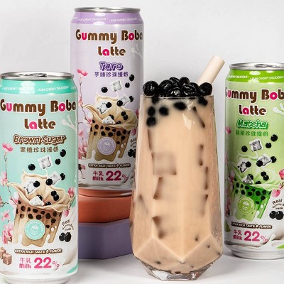 O's Bubble Gummy Boba Latte - Matcha - 16 fl oz